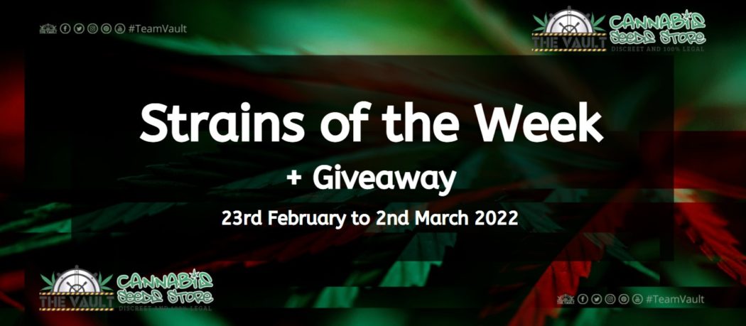 Strains of the Week + Giveaway – 23rd February to 2nd March 2022
