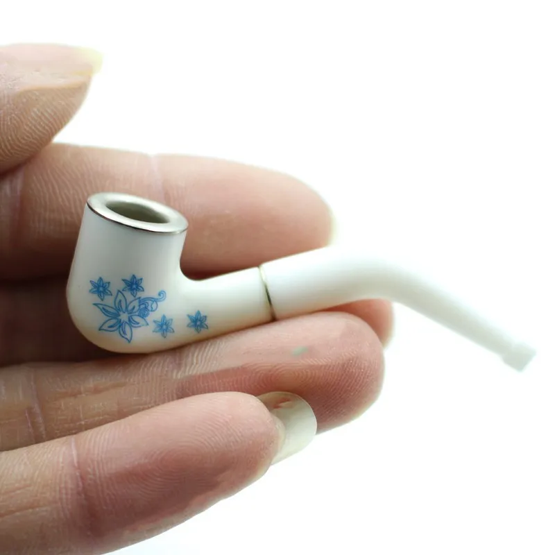 3 Piece Mini Resin Pot Smoking Pipe - Image 2