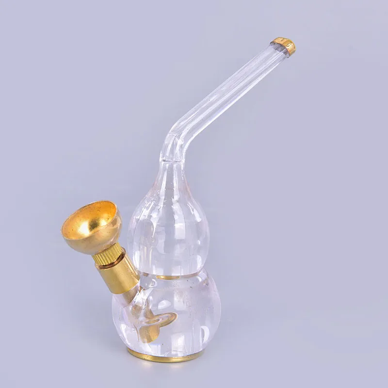 Mini Smoking Metal Acrylic Water Pipe - Image 2