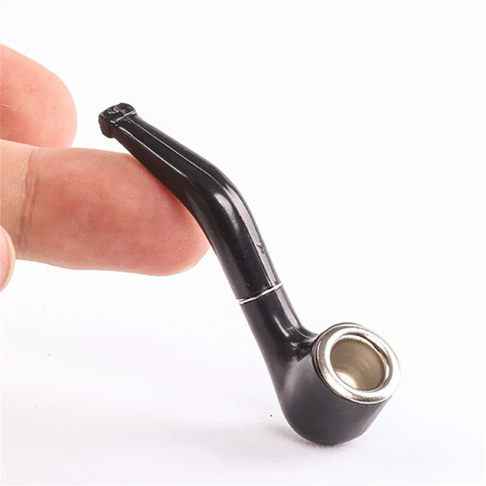 1 Piece Black Durable Mini Smoking Pipe - Image 2