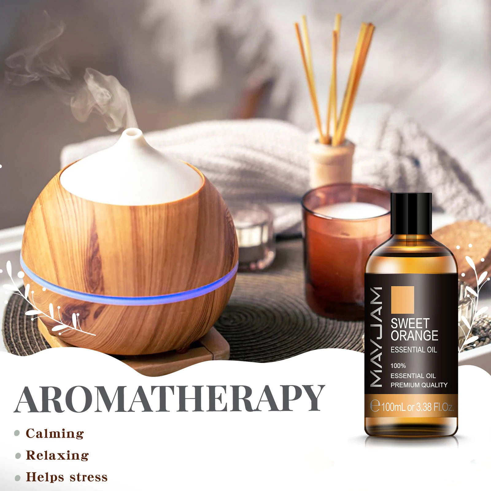 Patriots Hemp Diffuser Aroma Essential Oils 100ml - Image 2