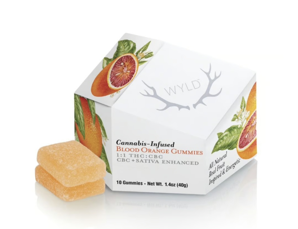 WYLD blood orange  gummies