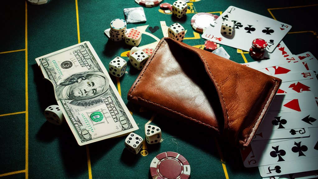 mishandling money while gambling