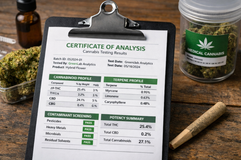 cannabis Certificate of Analysis