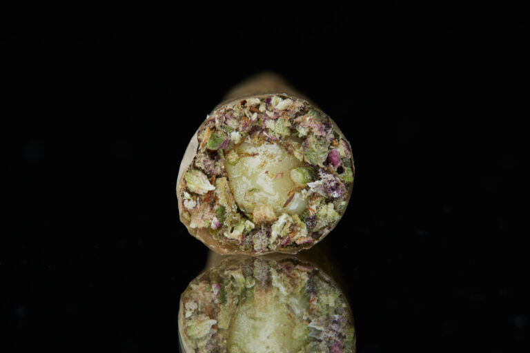 Click to see a larger version of the image Infused pre-roll hash hole