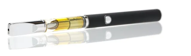 Click to see a larger version of the image Vape pen on its side