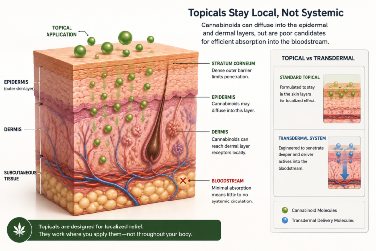 How cannabinoids enter the body