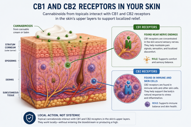 cannabinoids absorption through skin
