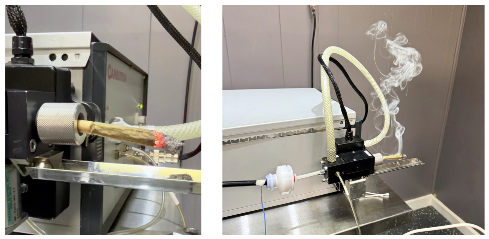 The Cambustion SCS smoking machine used in the study