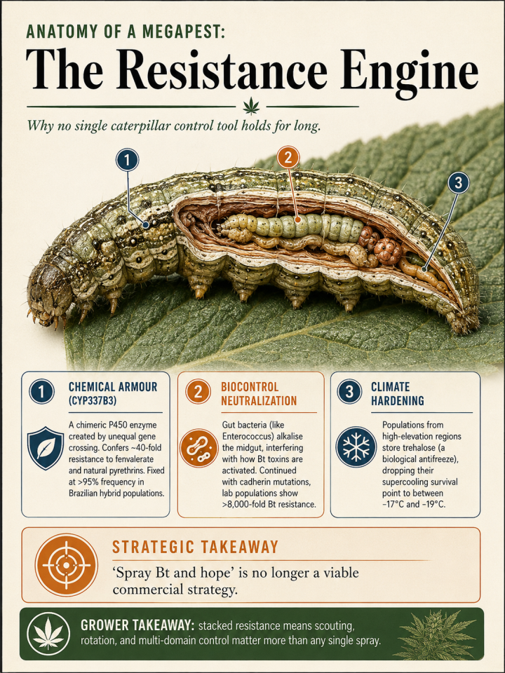 Anatomy of a megapest: the resistance engine. Multiple, independent re