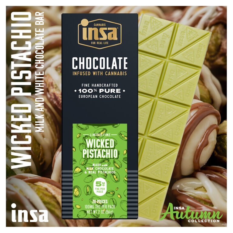 INSA supplied product photograph for Wicked Pistachio Bar